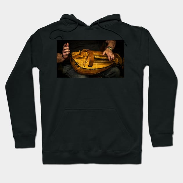 The Hurdy Gurdy Player Hoodie by IanWL